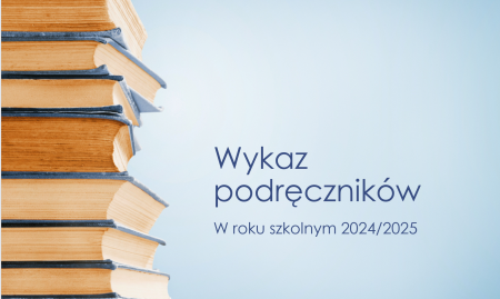 Podręczniki w roku szkolnym 2024/2025